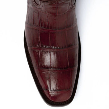 Men's Genuine Exotic Animal Skin Ferrini Hornback Crocodile Card Holder by Ferrini USA - Image 4