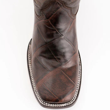 Men's Genuine Exotic Animal Skin Ferrini Hornback Crocodile Card Holder by Ferrini USA - Image 3