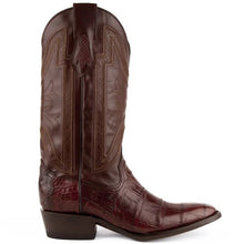 Ferinni Boot Men's Dress Cowboy Boot Ferrini Men's Stallion Alligator Belly Boots French Toe Handcrafted Chocolate in Chocolate