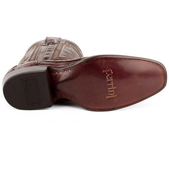 Men's Genuine Exotic Animal Skin Ferrini Hornback Crocodile Card Holder by Ferrini USA - Image 5