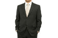Chocolate Brown Pinstripe Modern Fit Suits 2 Button No Vents 100% Fine Affordable Cheap Priced Men'S Dress Suit For Sale