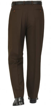 Mens Pleated Dress Pants Chocolate Brown Wide Leg Slacks Pleated Baggy Dress Trousers Unhemmed Unfinished Bottom Brown / Dress size Pants : 32 Mens Pleated Dress Pants Chocolate Brown Wide Leg Slacks Pleated Baggy Dress Trousers Unhemmed Unfinished Bottom Brown / Dress size Pants : 32