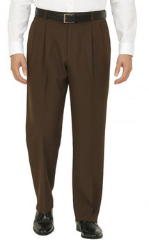 Mens Pleated Dress Pants Chocolate Brown Wide Leg Slacks Pleated Baggy MensUSA Mens Pleated Dress Pants Chocolate Brown Wide Leg Slacks Pleated Baggy MensUSA