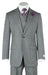 Classic Fit - Pleated Pants - Double Breasted Suits Vest - Peak Lapel 1920s Look Men'S Double Breasted Slanted Vest Gray