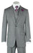 Classic Fit - Pleated Pants - Double Breasted Suits Vest - Peak Lapel 1920s Look Men'S Double Breasted Slanted Vest Gray