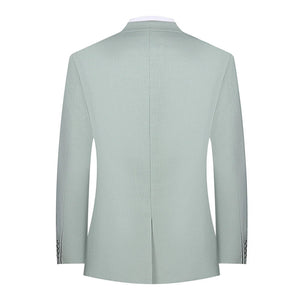 Mens Blazer Classic Fit Sport Coat Two Buttons Lightweight Suit Jacket Iceberg Green - Image 2