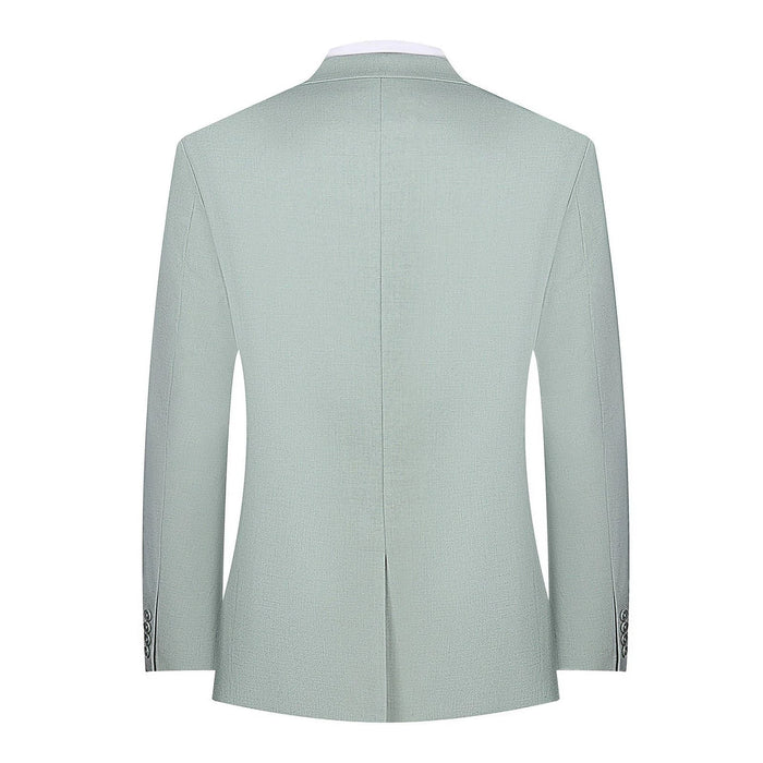 Mens Blazer Classic Fit Sport Coat Two Buttons Lightweight Suit Jacket Iceberg Green - Image 2