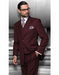 Classic Fit Suit Men's Burgundy Athletic Cut Classic Burgundy Suit