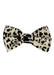 Men's Classic Leopard - Animal Print Design White and Black Bowties-Men's Neck Ties - Mens Dress Tie - Trendy Mens Ties