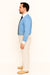 Classic Stylish Fashionable  -White Collar Two Toned Contrast white collars Multi-color Men's Dress Shirt