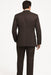 Classic Vested 3 Pieces 2 Button Dark Brown Stripe ~ Pinstripe Men's Suit  Discounted Sale