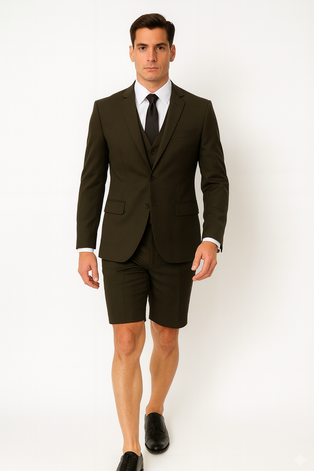 Men's Black Short Suit - Image 9
