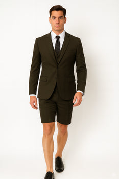 Men's Black Short Suit - Image 9
