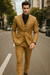 Mens Slim 3 Pieces Black Suit