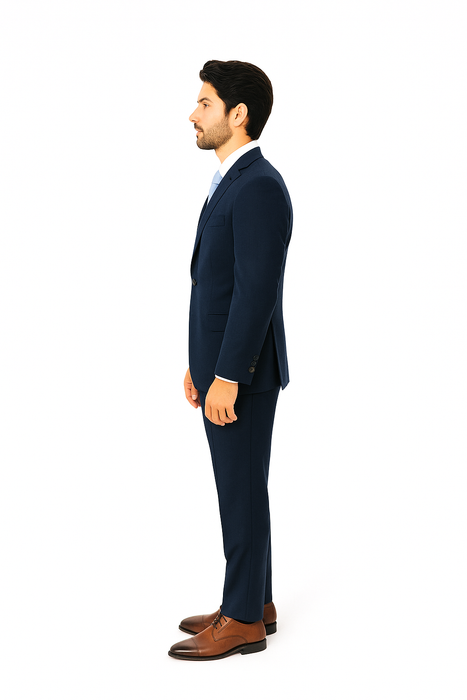 Renoir Suits - Renoir Fashion Verno Albani Men's Dark Navy Classic fit 2-Piece Suit
