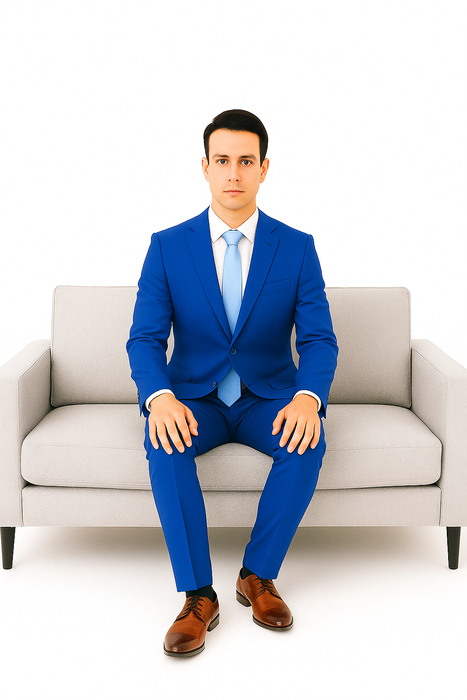 Renoir Suits - Renoir Fashion Verno Albani Men's Dark Navy Classic fit 2-Piece Suit