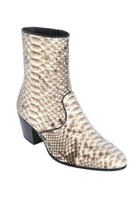 Mens Python Snakeskin Ankle Boots