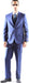 Men's Super 150's Cobalt Slim Fit Suit by Caravelli
