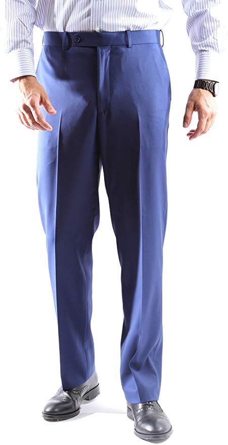Men's Super 150's Cobalt Slim Fit Suit by Caravelli - Image 4