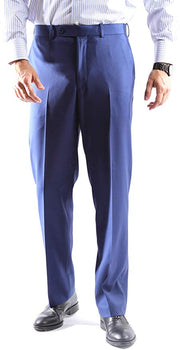 Men's Super 150's Cobalt Slim Fit Suit by Caravelli - Image 4