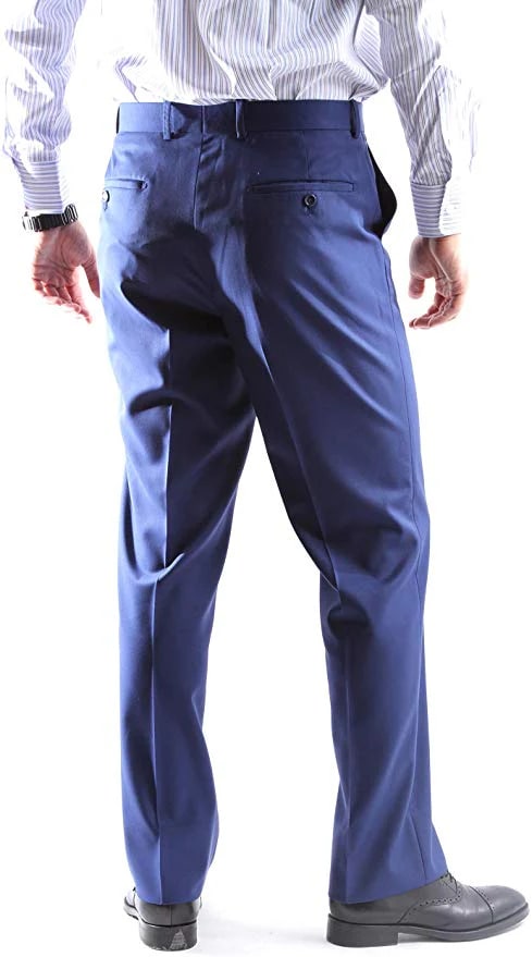 Men's Super 150's Cobalt Slim Fit Suit by Caravelli - Image 3