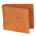 Men's Genuine Exotic Animal Skin Wallet ~ billetera ~ CARTERAS Cognac Genuine Crocodile Card Holder Wallet