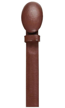 Wild West Genuine Elk Leather Handmade Cognac Men's Belt With Removable Buckle