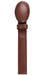 Wild West Genuine Elk Leather Handmade Cognac Men's Belt With Removable Buckle