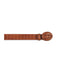 Los Altos Cognac World Best Alligator ~ Gator Skin Print Leather Belt