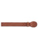 Cinto De Avestruz - Cinto Vaquero Los Altos Cognac Ostrich Print Leather Belt