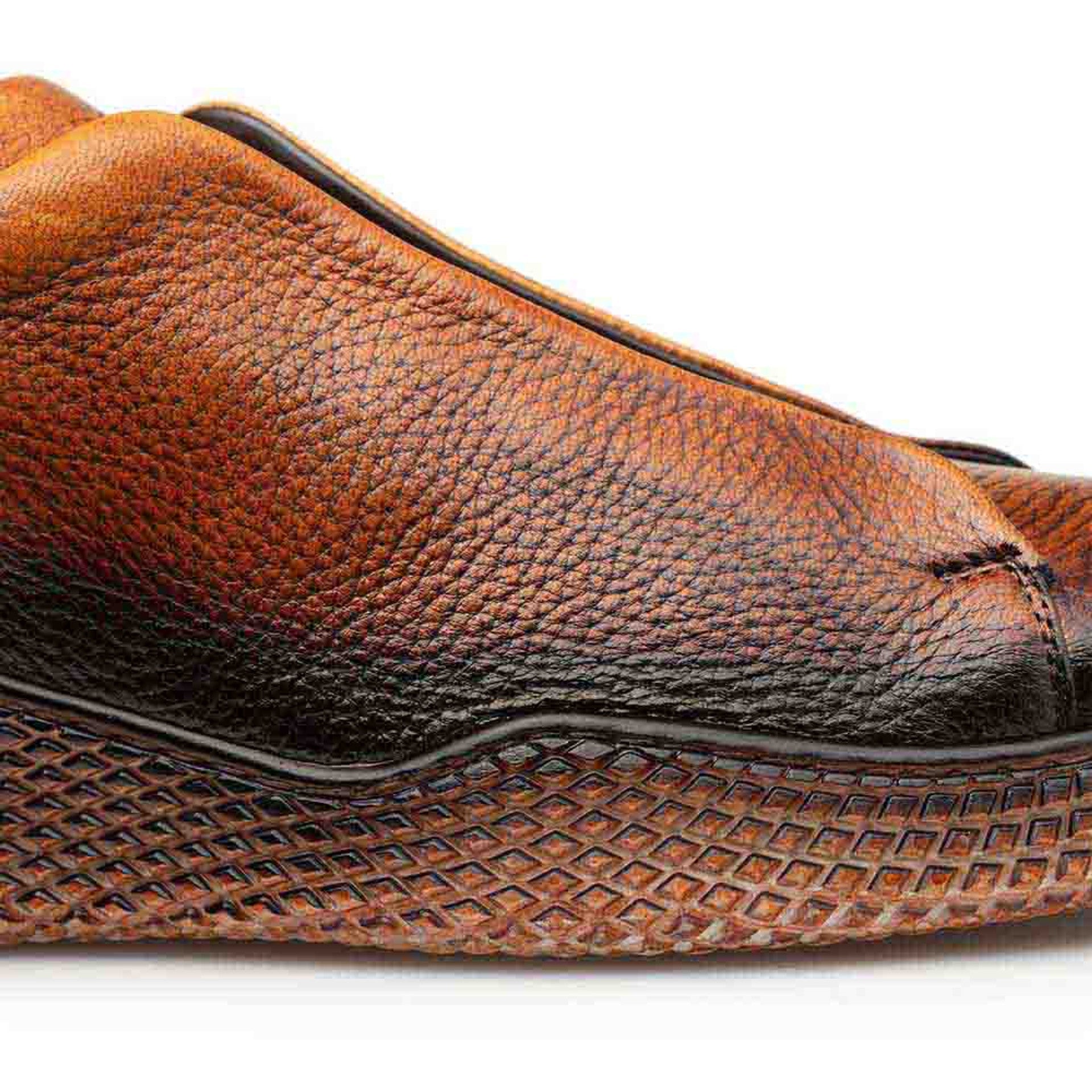 Mens Exotic Sneakers - Alligator Sneakers By Brand in Color Cognac Calcio - Image 4