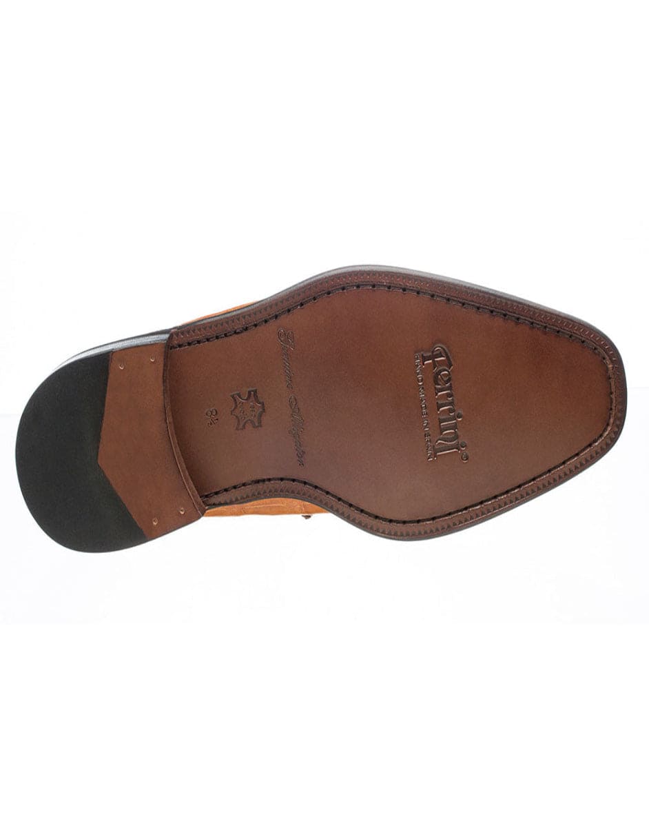 Men's Genuine Exotic Animal Skin Ferrini Hornback Crocodile Card Holder by Ferrini USA - Image 2
