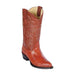 Los Altos Cognac Teju Lizard Boots by Alligator Warehouse