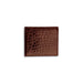 Ferrini Alligator Billfold Wallet Cognac