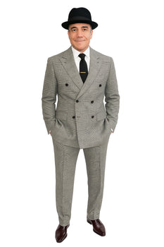 Harlem Nights Movie Clothing Outfit - 1920s Costume Party Mens Suits + Hat Shirt and Tie - Image 2