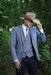 Smoking Traje - Esmoquin - Smoking Para Hombre - Two Button Notch Label Cornflower Tuxedo