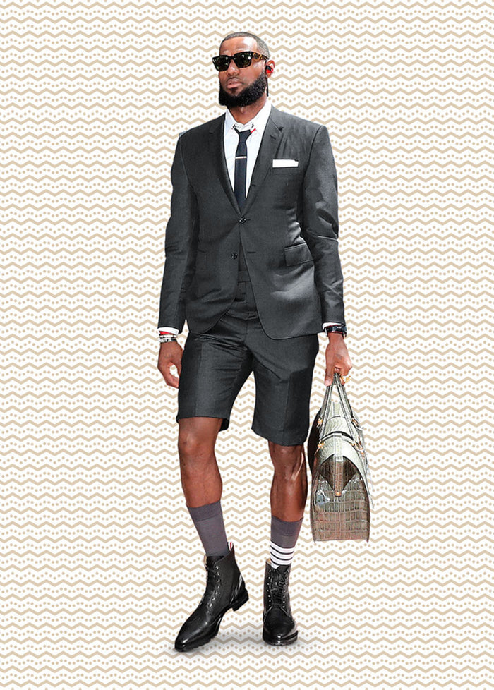 Cotton Fabric Charcoal Gray Suit - Mens Suits With Shorts - Summer Suit - Image 8