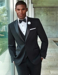 Western Suit - Trajes Para Hombres - Cowboy Formal Attire - Trajes De Novio Black Single Breasted