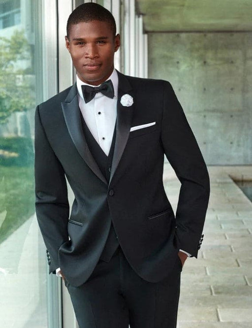 Western Suit - Trajes Para Hombres - Cowboy Formal Attire - Trajes De Novio Black Single Breasted