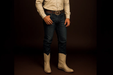 Los Altos Boots Men's Napa Leather Rubber Sole Natural Edge Cowboy Western Work Dress Cowboy Boot Cheap Priced For Sale Online ~ Botines Para Hombre