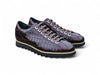 Crocodile Embossed Leather Sneaker