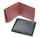 Men'S Genuine Exotic Animal Skin Crocodile Billfold Black,Cognac,Chocolate