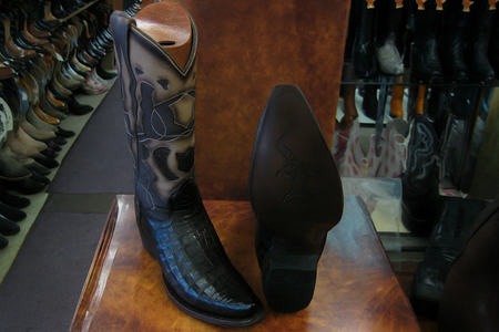 Mens Genunie Crocodile King Exotic Boots Cowboy Style By Los Altos Botas For Sale Snip Toe Western Cowboy Brown Dress Cowboy Boot Cheap Priced For Sale Online