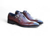 Carrucci Cross Straps Wholecut Shoe