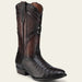 Cuadra Honey Brown Round Toe Caiman Boot