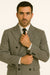 DBCoat Men's Dress Coat Double Breasted Black ~ White Six Button Gray Herringbone Tweed Overcoat Full length