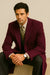 DBCoat Men's Wool Long Designer Men's Wool Men's Peacoat Sale Double Breasted Overcoat Style Full Length Burgundy
