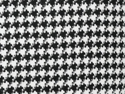 Black Houndstooth Hybrid Fit Double Breasted Jacket - Image 2