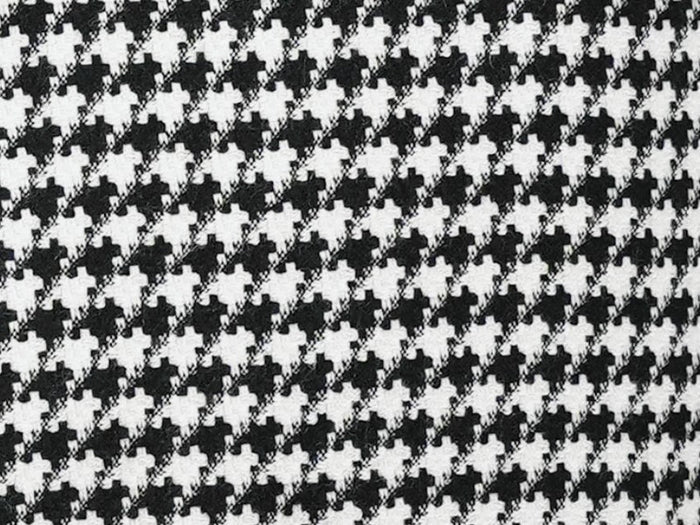 Black Houndstooth Hybrid Fit Double Breasted Jacket - Image 2