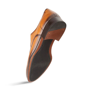 Fratello Split-toe Deer Laceup Cognac By Mezlan Made In Spain Brand - Image 5